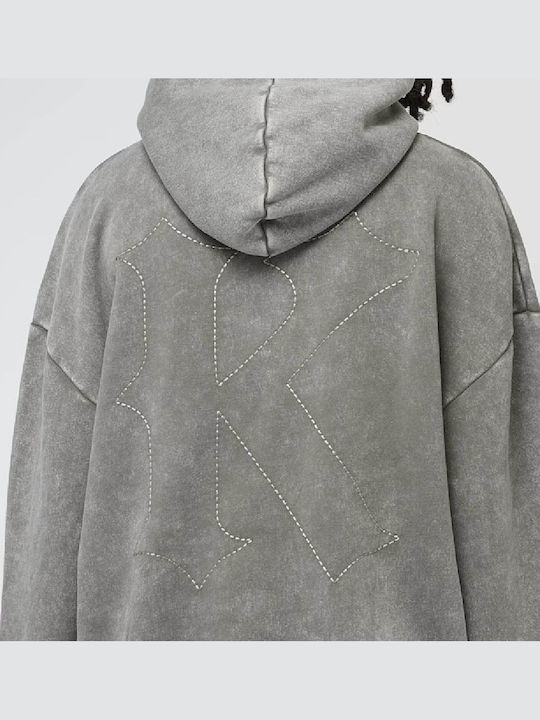Sweatshirt with Hood Grey