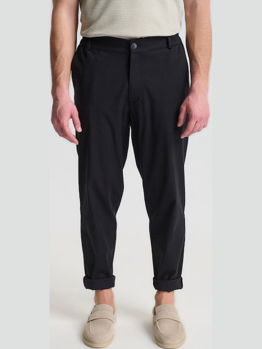 Pantalon În Linie Dreaptă Negru