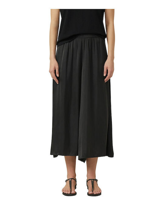 Women's Satin Trousers Black