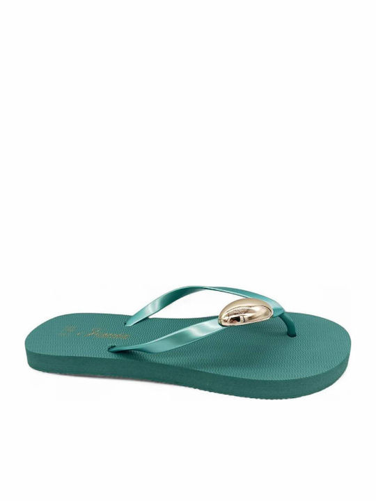 Flip Flops In Green Colour