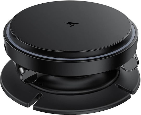 Acefast Car Mobile Mount with Magnet and Wireless Charging Black