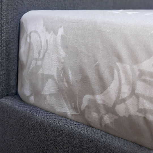 Naf Naf Diamond Module Cearceafuri De Pat Superioare Cu Hugger Din Cauciuc 160x200+35cm Amethyst Beige (4 Bucăți)