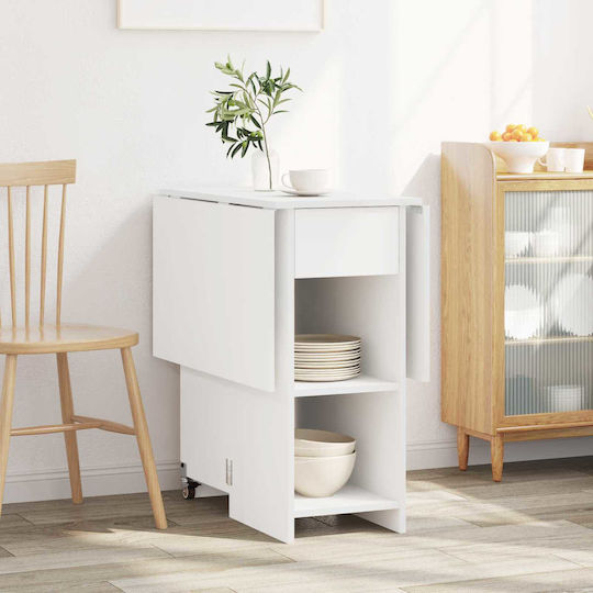 Masa De Dining Din Lemn Alb 115x70x75 cm
