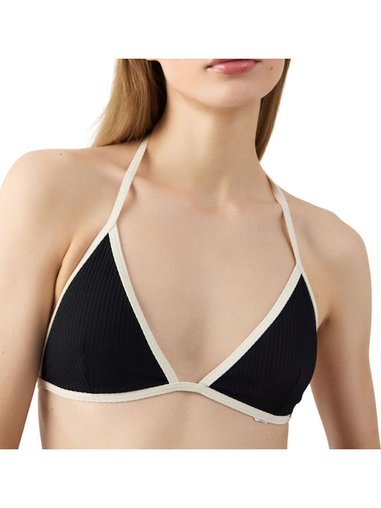 Bikini Τριγωνάκι B Cup με Ενίσχυση Μαύρο