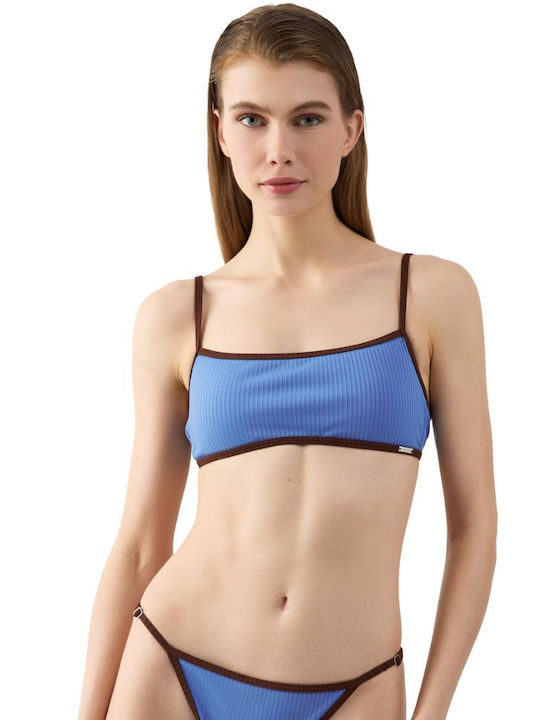 Bikini Μπουστάκι B Cup με Ενίσχυση Γαλάζιο
