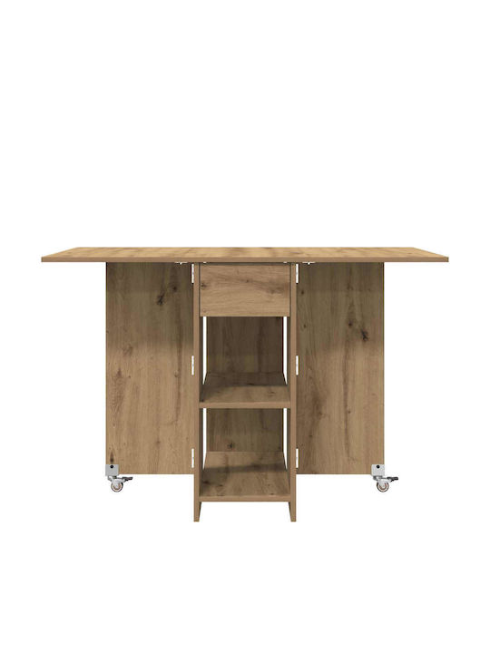 Трапезна Маса Дървена Кафява 115x70x75 см