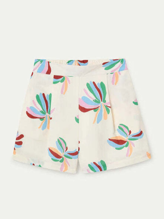 Women's High Waist Shorts Ecru