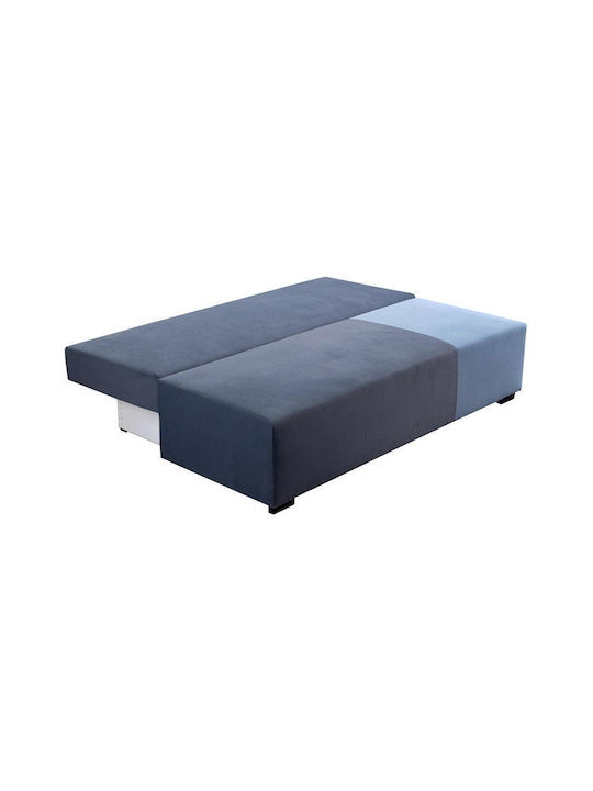 Mirello Doppelsitzer Sofa mit Stauraum Dunkelblau 198x95x78cm
