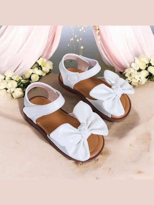 Kids' White Sandals