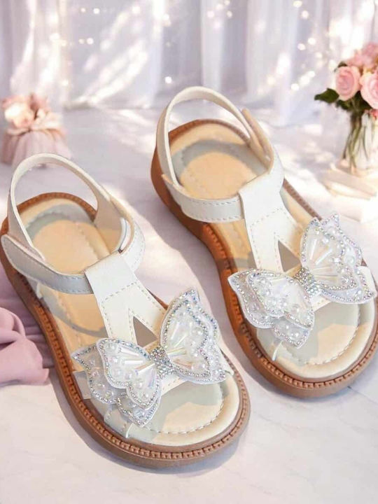 Kids' White Sandals