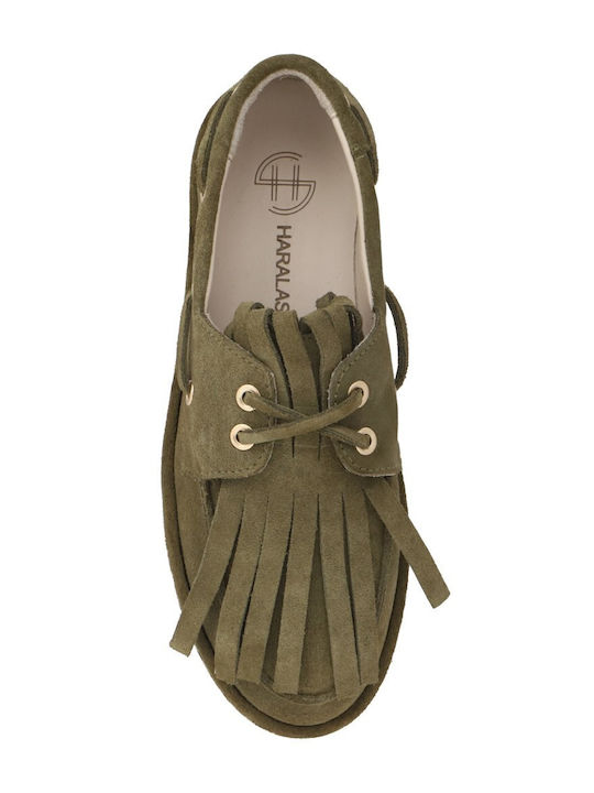 Γυναικεία Loafers σε Πράσινο Χρώμα