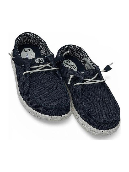 Γυναικεία Μοκασίνια σε Navy Μπλε Χρώμα