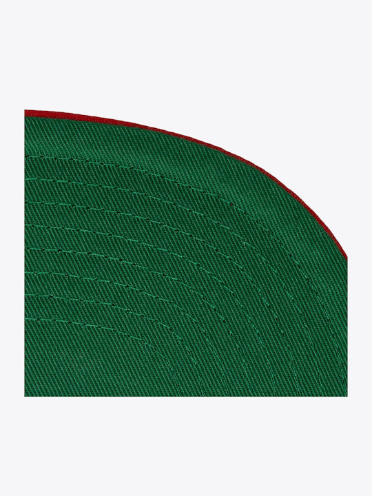 Men's Jockey with Flat Visor Red
