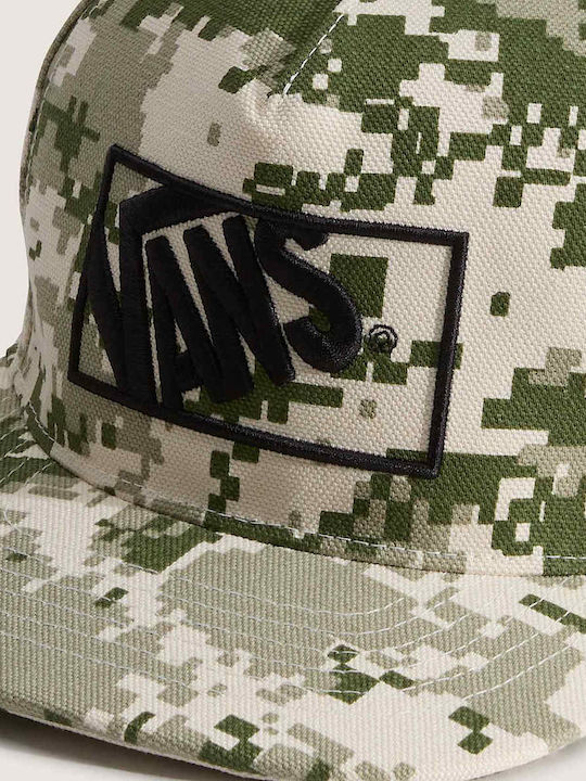 Vans Unisex Formula Snapback Hat Neutral Olive Green Marshmallow White Vn000qafgcy