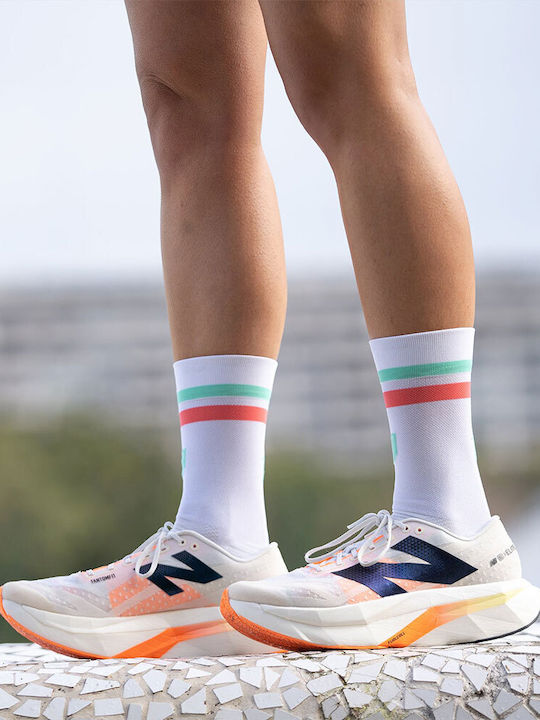 Sporcks Laufsportliche Socken Weiße 1 Paar