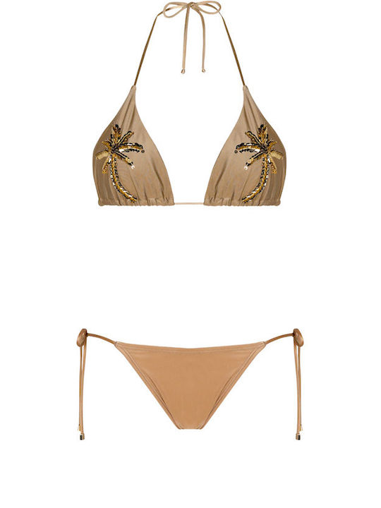 Set Bikini Τριγωνάκι Πορτοκαλί