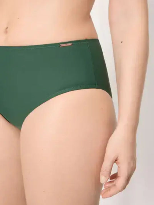 Set Bikini Ψηλόμεσο Πράσινο