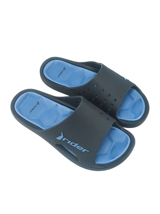 Men's Black Slides