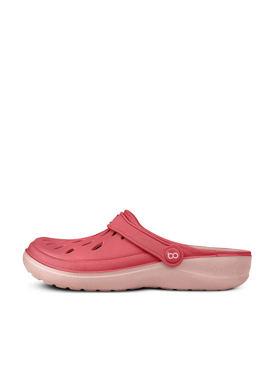 Boaonda Damen Holzschuhe Fuchsia