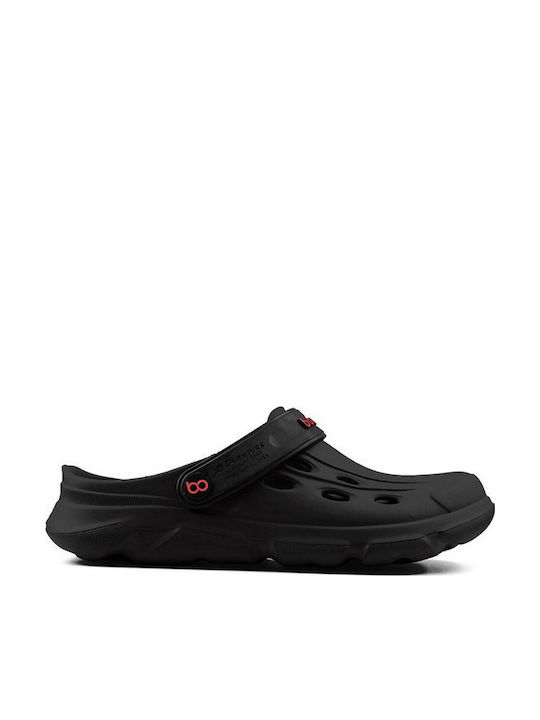 Boaonda Männliche Anatomische Holzschuhe Schwarze