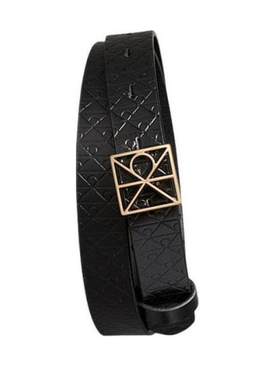 Damen Gürtel Aus Leder Schwarz