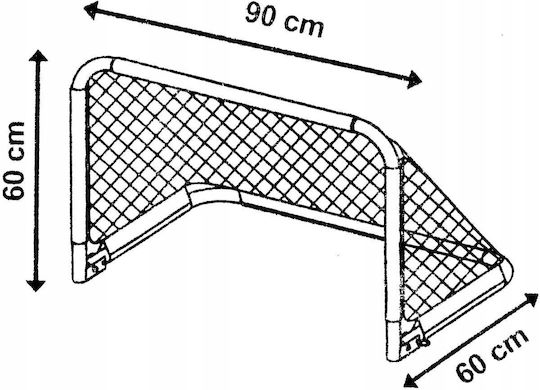 Enero Soccer Net 90x60x60cm