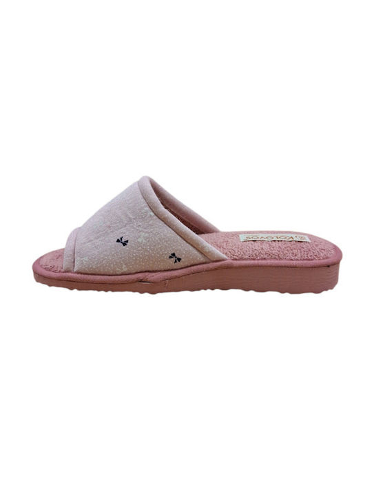 Terry Winter Women's Slippers Pink