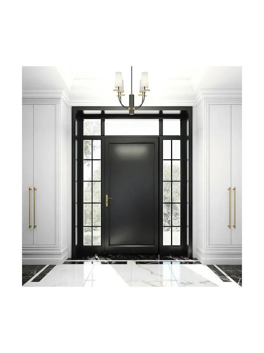 COSMOLight Chandelier with Black Lampshades P04183BK