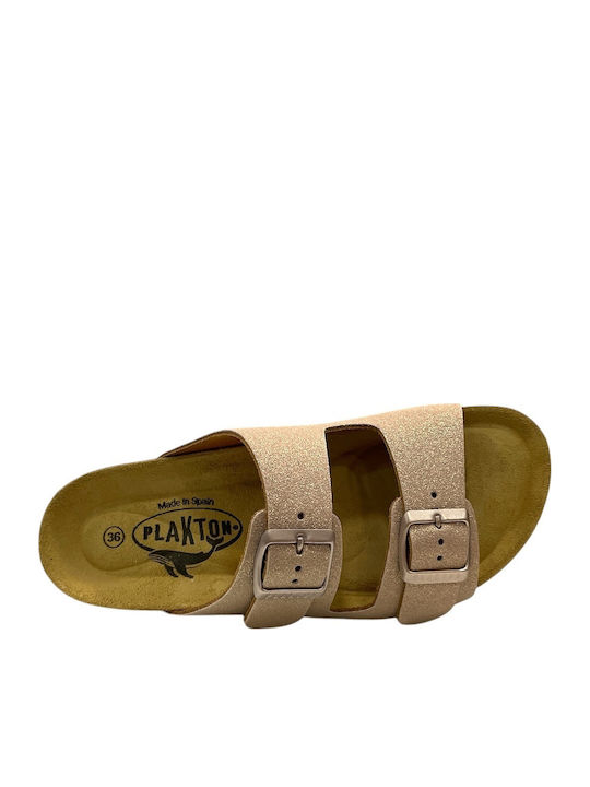 Plakton Beta 180010 Flache Sandalen Für Damen Braun