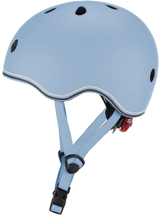 Globber Go Up Lights Kids City Bike Helmet Blue
