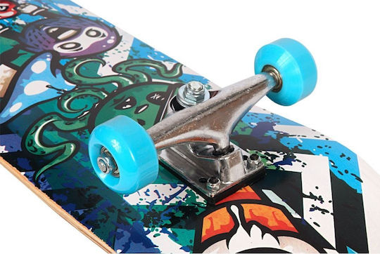 Skateboard-uri Complete Placă Scurtă Albastră
