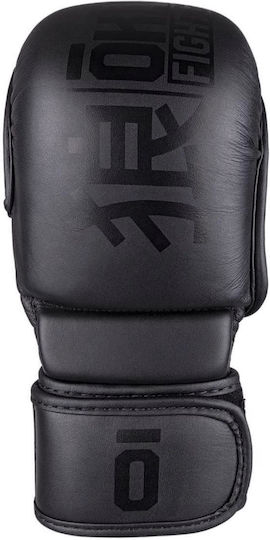 Okami MMA Training Gloves V2 Leather Black