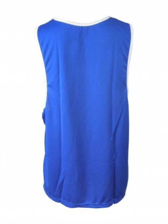 Sport Masters Men's Short Sleeve Martial Arts Shirt 0629-02M for Boxing Blue