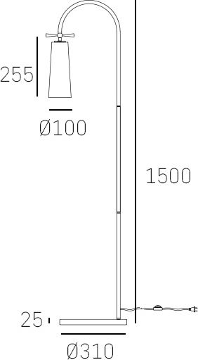 COSMOLight Floor Lamp Black