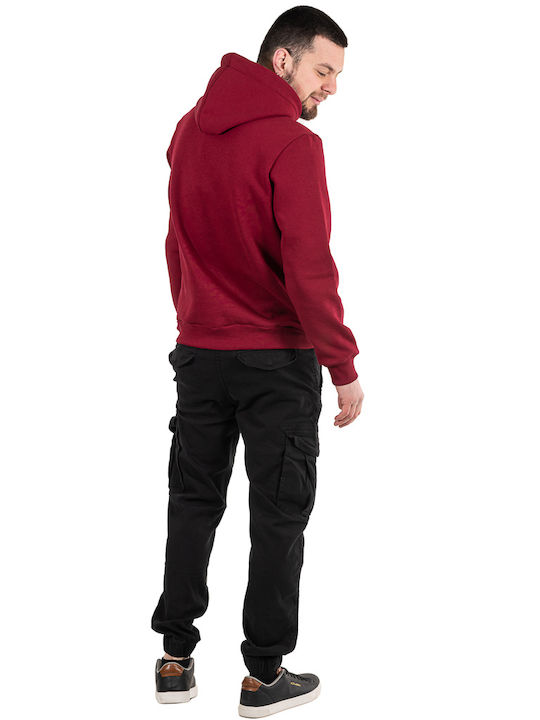 Hanorac cu Glugă Burgundy