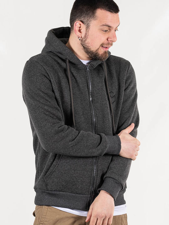 Sweatshirt with Hood Anthracite