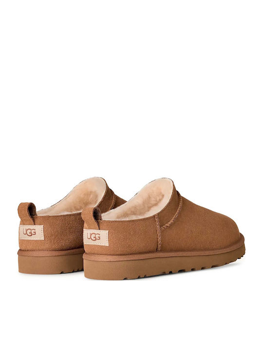Classic Micro Papuci De Iarnă Pentru Femei Bej Regular Fit