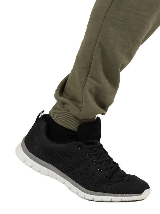 Herren-Sweatpants Jogginghose Khaki