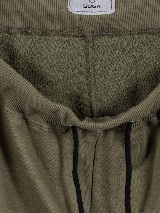 Herren-Sweatpants Jogginghose Khaki