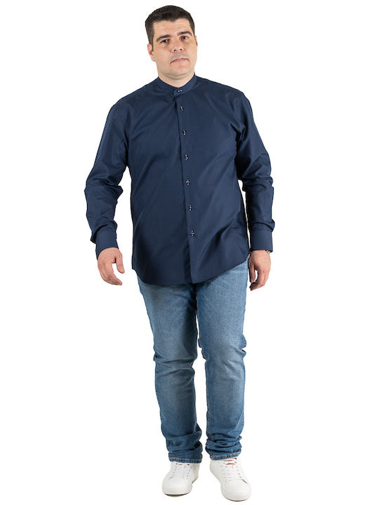 Long Sleeve Shirt in Regular Fit Navy