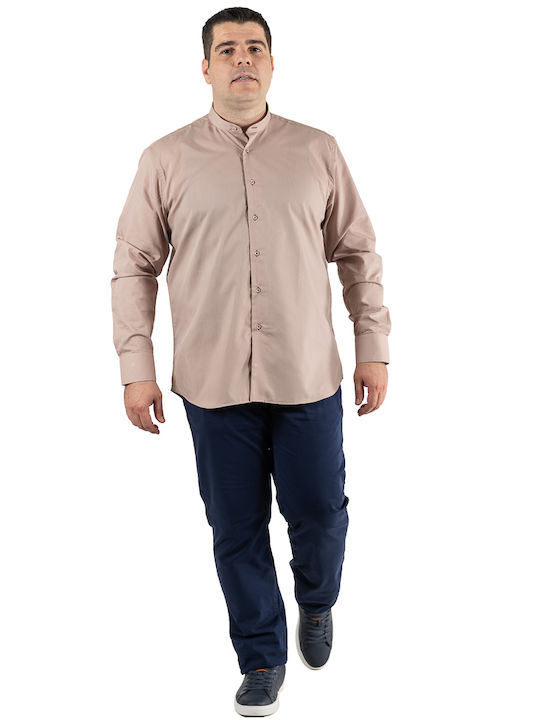 Long Sleeve Shirt Regular Fit Beige