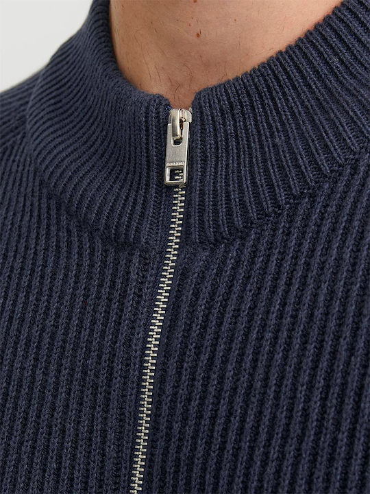 Men's Knitted Jacket Navy