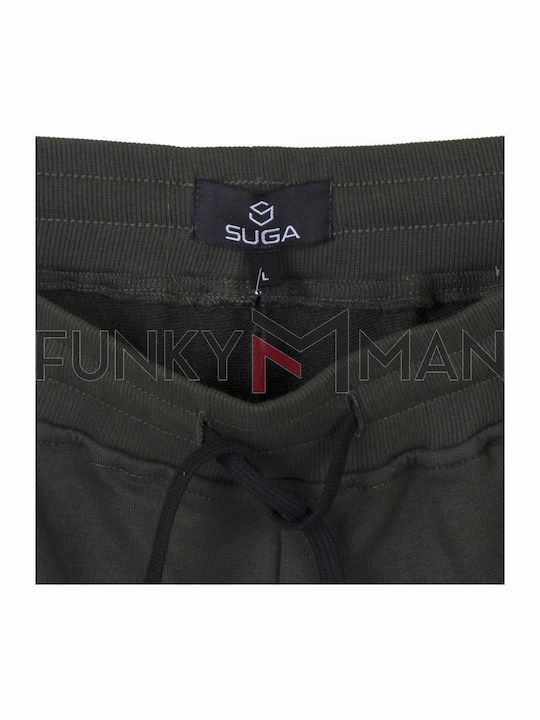 Pantaloni Scurți Bărbați Kaki
