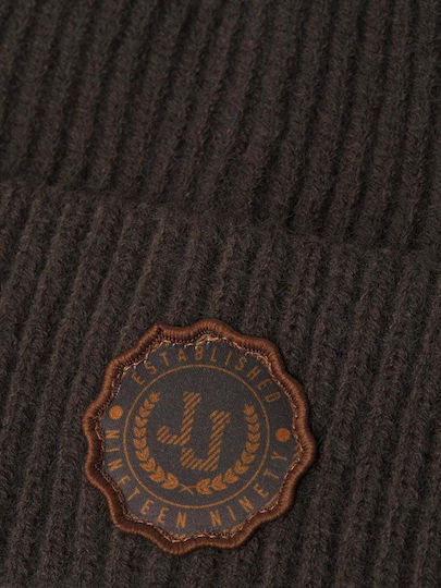 Beanie Ανδρικός Σκούφος Πλεκτός σε Καφέ χρώμα
