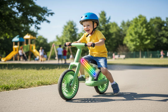 Bicicletă Fără Pedale Pentru Copii Verde