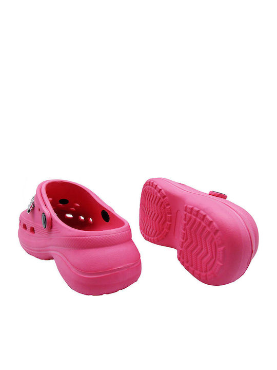 Kids Beach Clogs Fuchsia