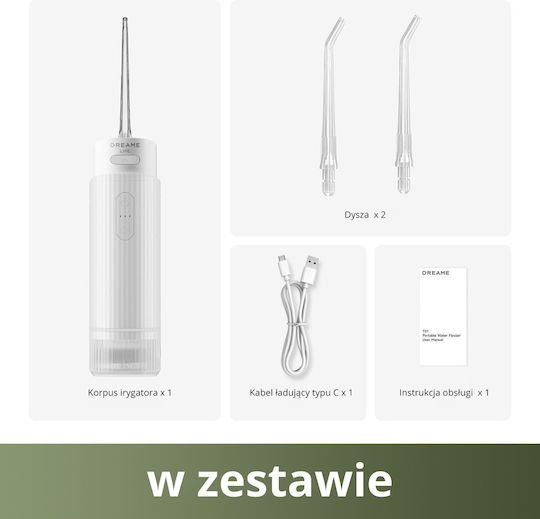 Dreame Water Flosser με Αισθητήρα Πίεσης Λευκό