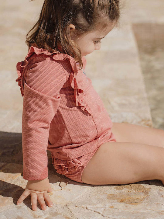 Little Dutch Costum de Baie pentru Copii Bikini Dreamy Pink Sparkle