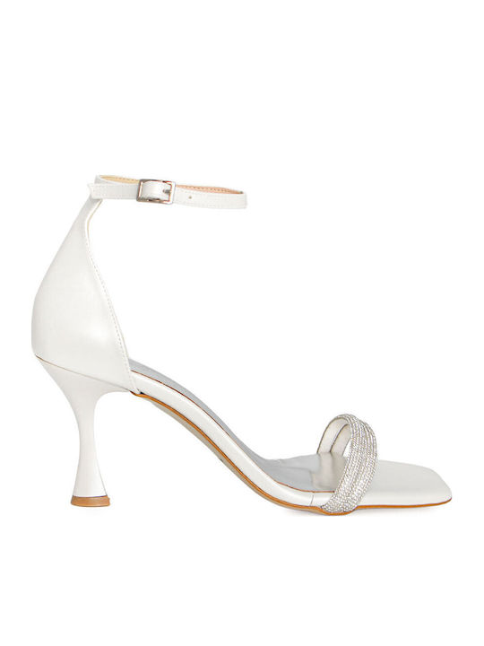 Leather Silver Sandals