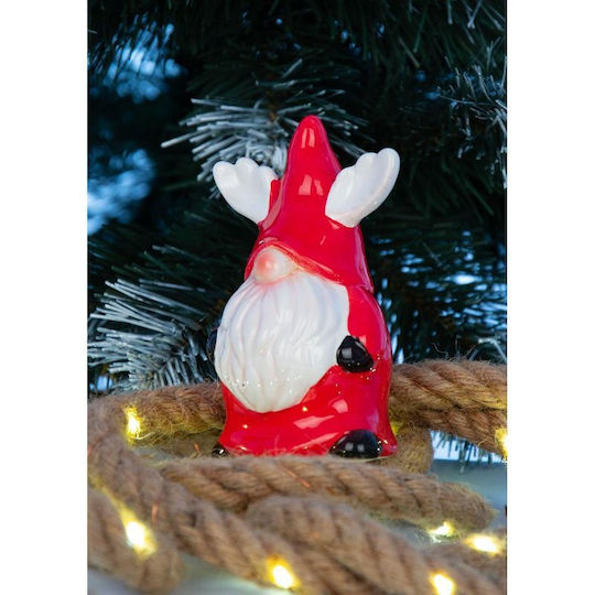 Dekorative Weihnachtsmann Roter Keramik 11,5x7,5x6cm